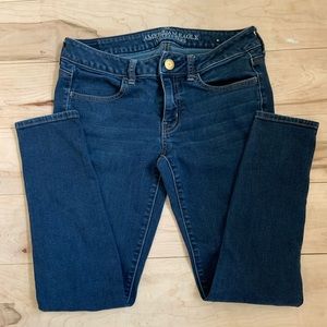 Medium wash jean jegging